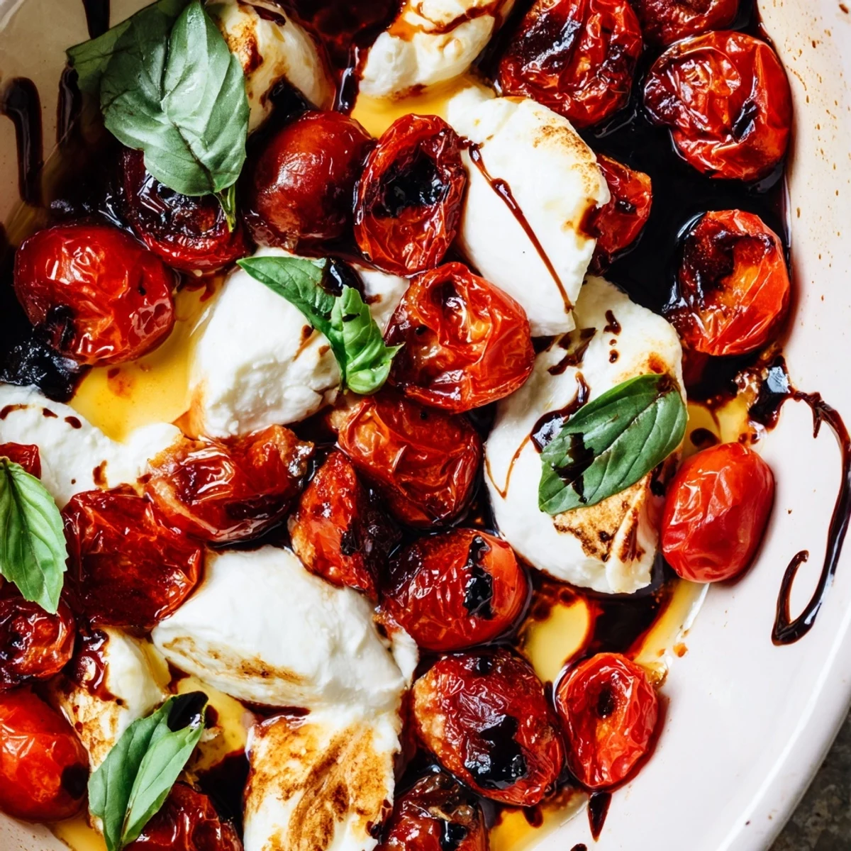 Crispy bread served alongside rich roasted tomato burrata dip sprinkled with fresh herbs