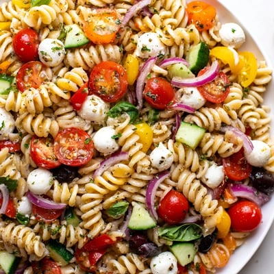 Italian Vegetarian Pasta Salad