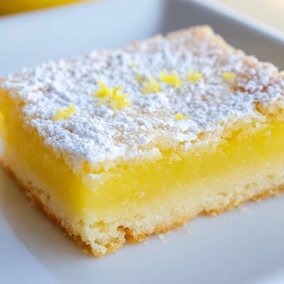 Bright Fresh Simple Lemon Bars